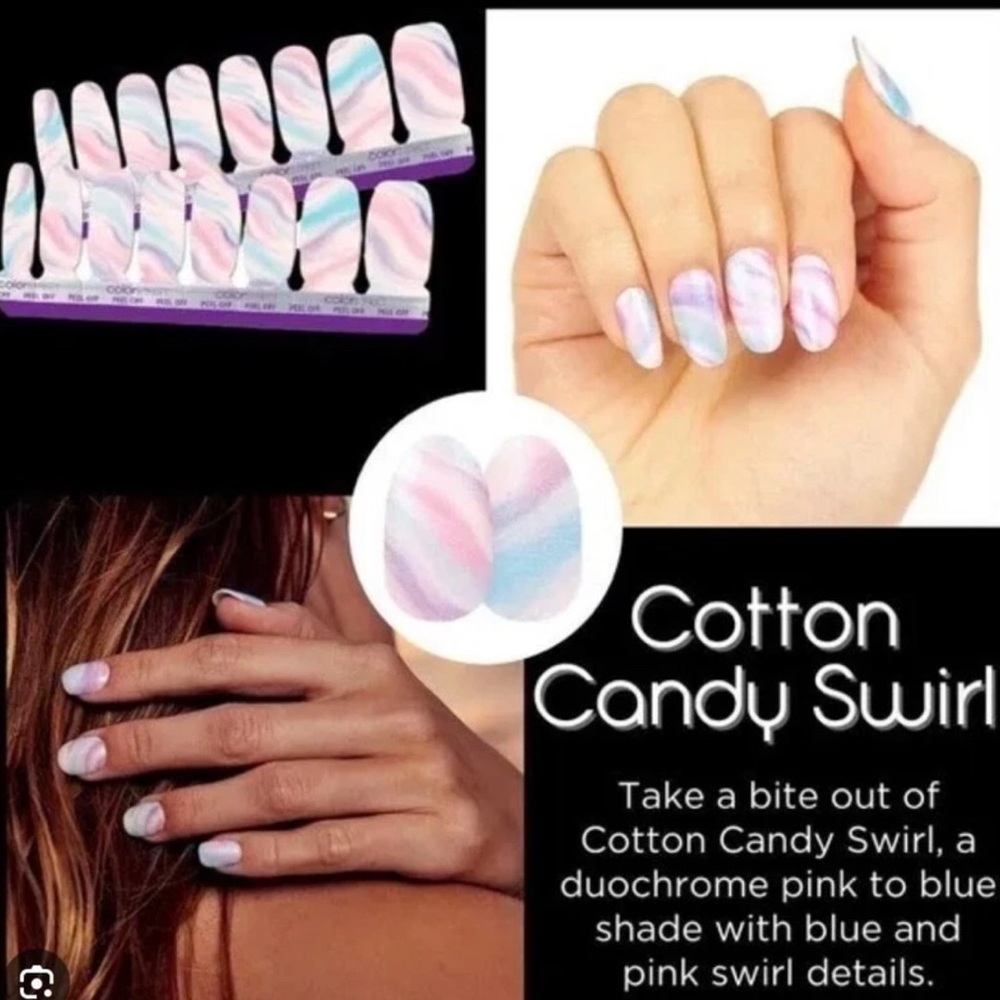 Color Street Bundle (metarmstrong, aberdeen aubergine, cotton candy swirl) - Picture 7 of 8